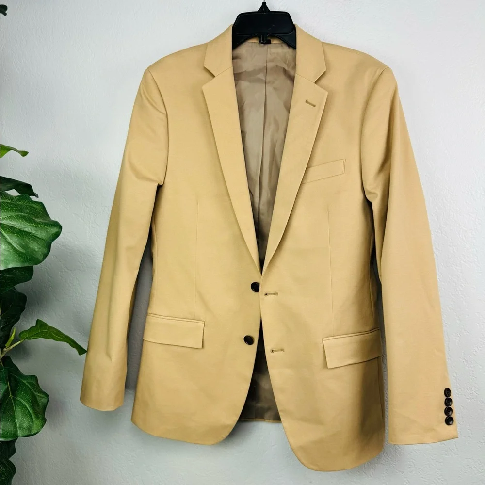 NWT J.Crew Slim-fit Thompson TruTemp365® blazer in British Khaki 38R - Picture 2 of 9